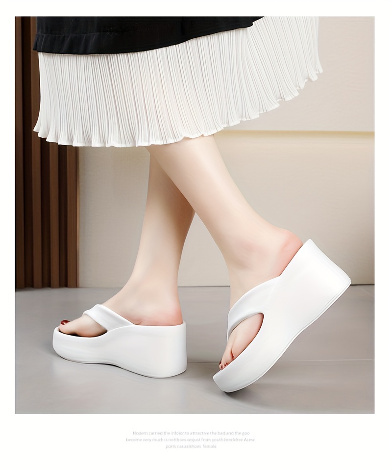 womens   flip flops with arch support casual slide sandals for indoor outdoor summer patio pool non slip eva sole Product details 21