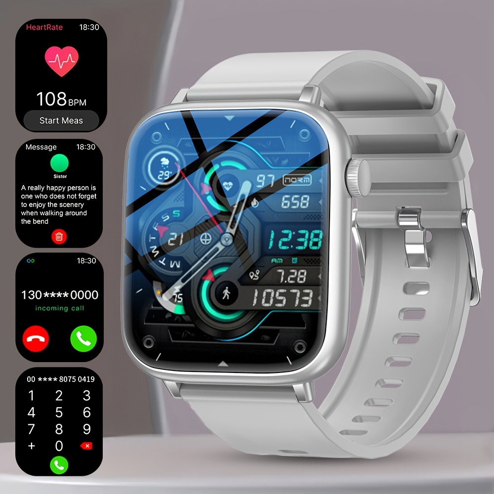 Image of Gwenland 2026 Smart Watch-1.81" Display, Answer/dial/, Wireless Call, Monitor, Multi-sport ,, Message Push, Remote Photo, Music Control, Ideal Gift For Boyfriend Or Girlfriend.