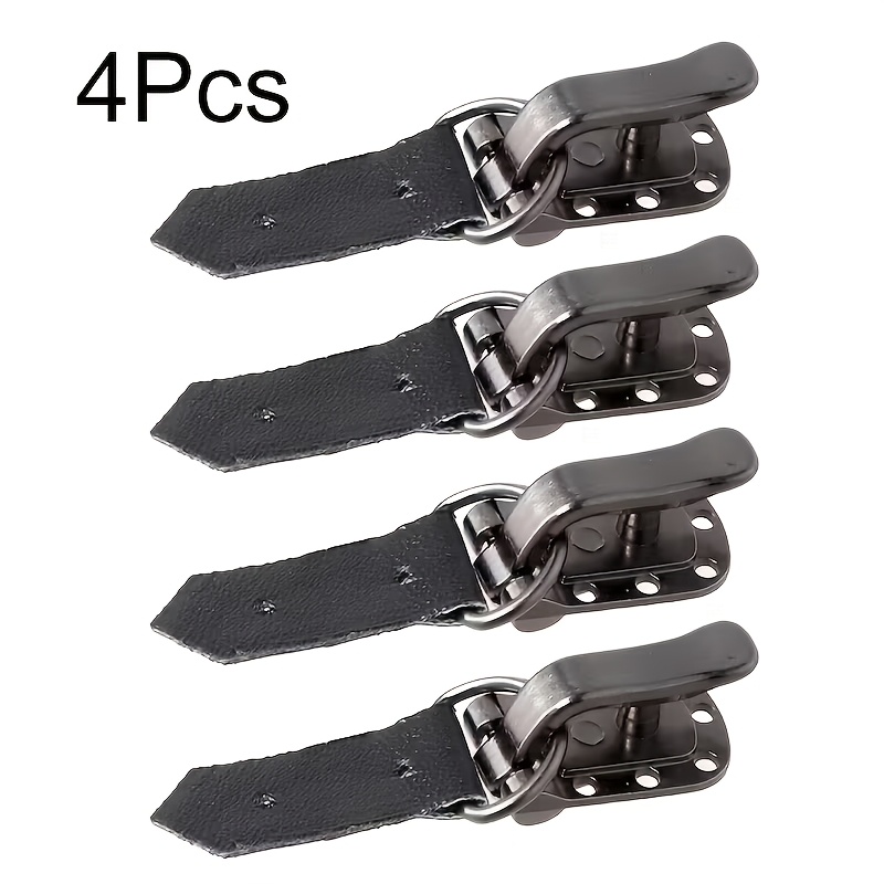 E-shop 4 Stück versteckte Metallverschlüsse, DIY genähte Strass-Entenschnabelverschlüsse für Mantelverzierung, handgenähte Kombinationsverschlüsse