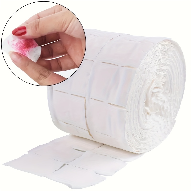 Image of Disposable Nail Polish Remover Gel, Cuticle Oil & Grease Remover Soak Pads For Artificial Nails – Non-shedding Wet Wipes, Manicure Cleaning Tools, And Makeup Removal Sheets