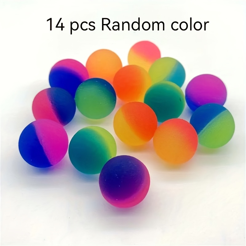 TEMU 14/28 2 Tone Elastic Balls, Pinata Fillers, Children's Birthday Party Gifts, Carnival Prizes, Ideal Gift Bag Fillers, Halloween, Carnival,