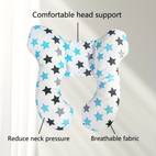 1pc cartoon pattern shaped headrest pillow polyester fiber neck support cushion for strollers and car seats ideal for 0 3 years travel and home use perfect christmas and thanksgiving gift