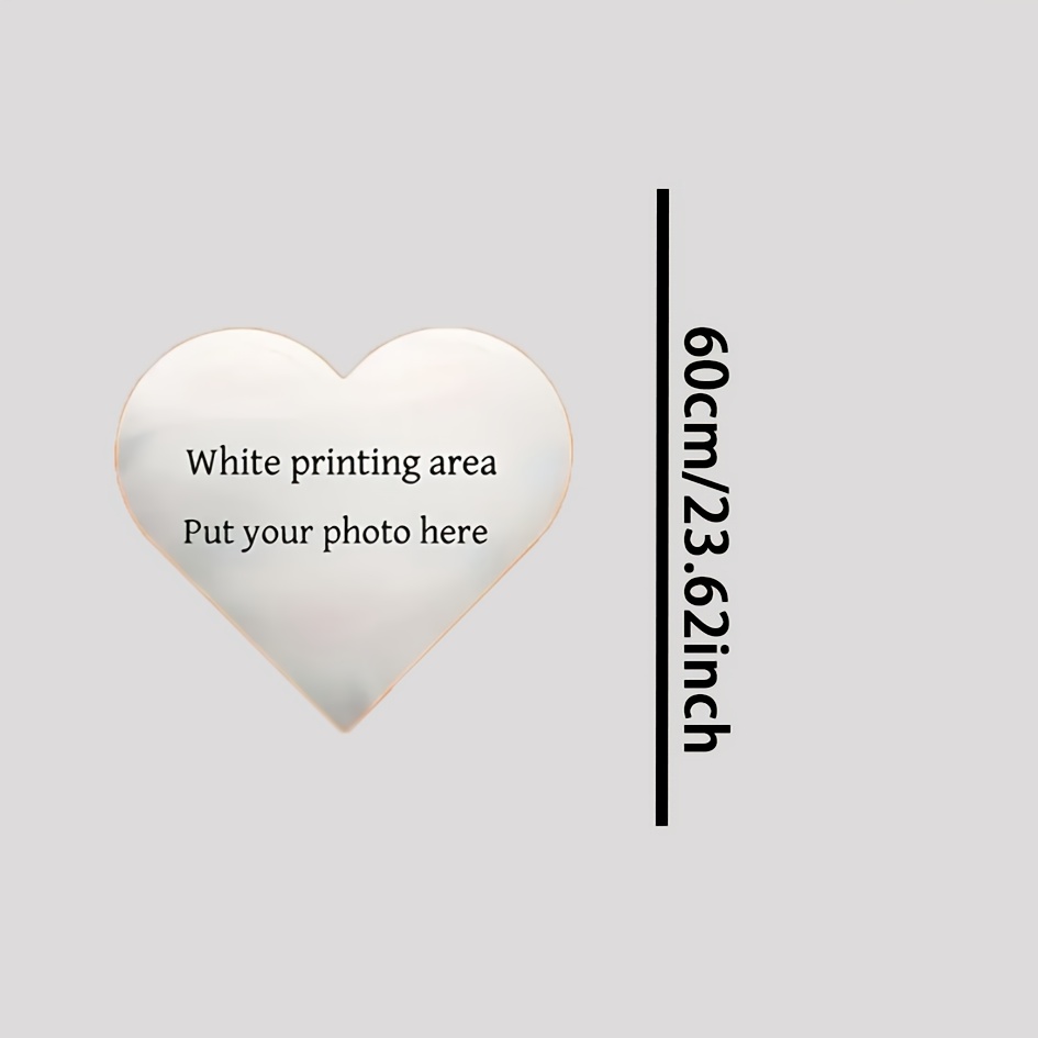 TEMU Custom Couple Double Person Multi-person Heart Photo Pillow Heart Pillow Gift, Cute And Fun Throw Pillow, Party Decoration Portrait Custom