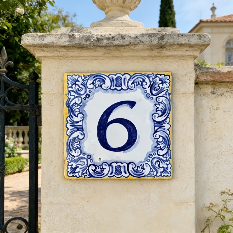 TEMU Plaque signalétique personnalisée, Plaque d'adresse personnalisée, Plaque de numéro personnalisée, Plaque de numéro de maison, Plaque de numéro