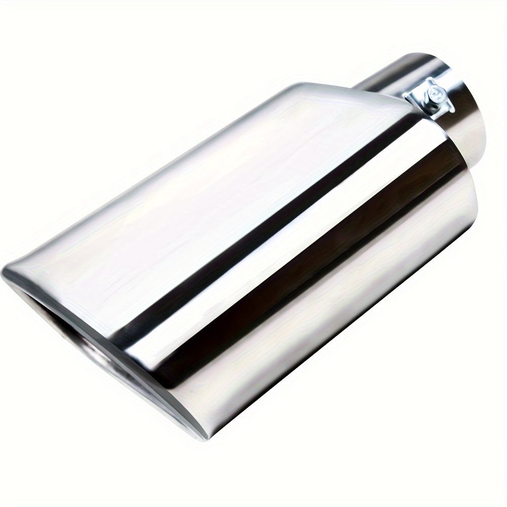 

- Steel Tip - 2.36" , 5.5" Outlet, 9" Long Rectangle For