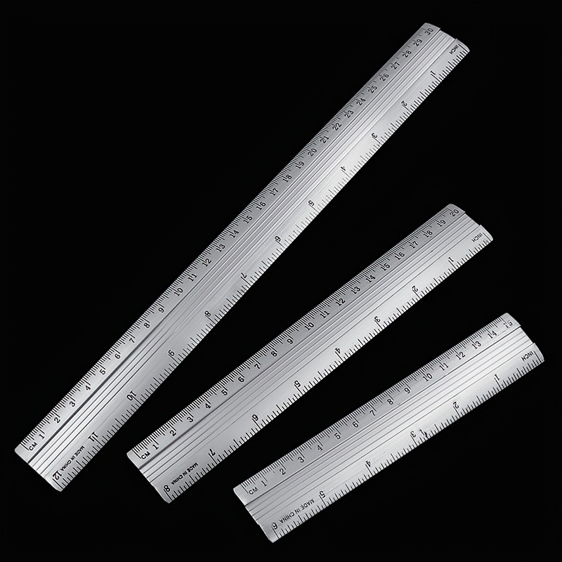 

3pcs Aluminum Alloy Set For - , 6"/8"/12" Lengths, Measuring