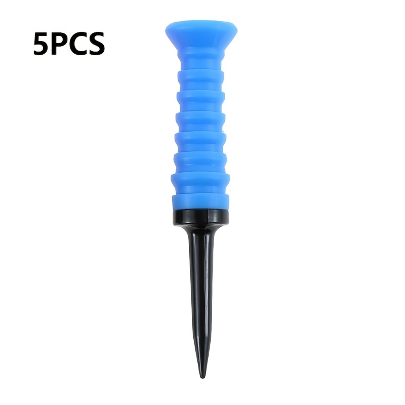 TEMU Manchon en caoutchouc souple pour tee de , gobelet en plastique, butée élastique, tees de 5 couleurs, fournitures de