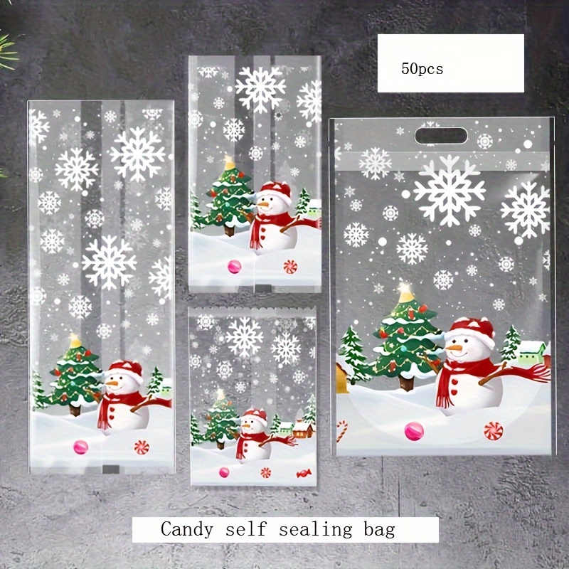 

[ ] 50pcs Treat - & Packaging For Christmas, New , Parties - For & Decorations, Christmas Decor