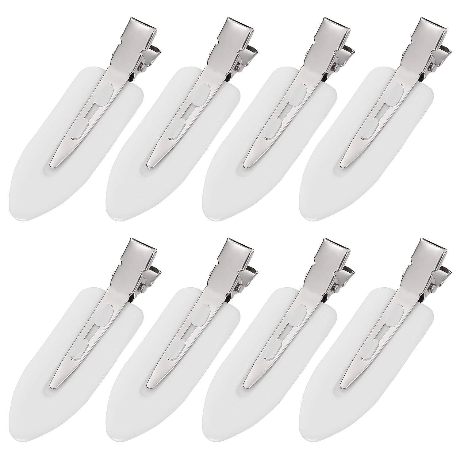 8pcs Random Color No Bend Hair Clips - Styling Duckbill Alligator Clips For Styling Sectioning, Small Gift For Women Salon Hairstyle Bangs Waves Makeup