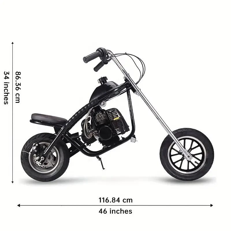 49cc gas mini chopper standard rear disc Temu