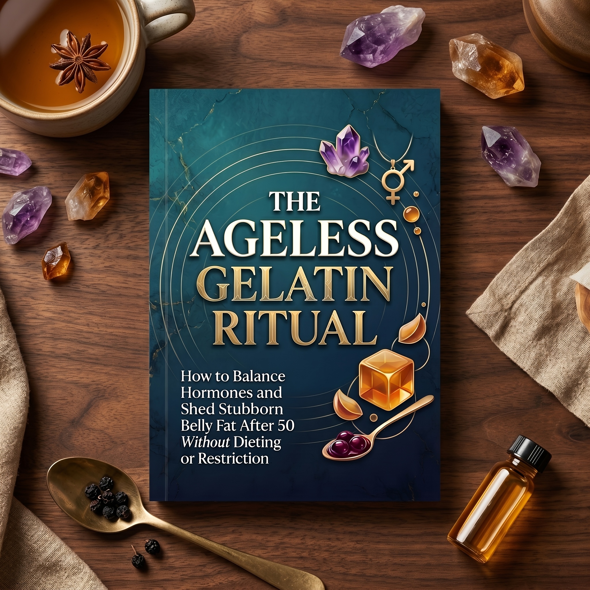 The Ageless Gelatin Ritual: How to Balance Hormones and Shed Stubborn Belly Fat After 50 Without Dieting or Restriction