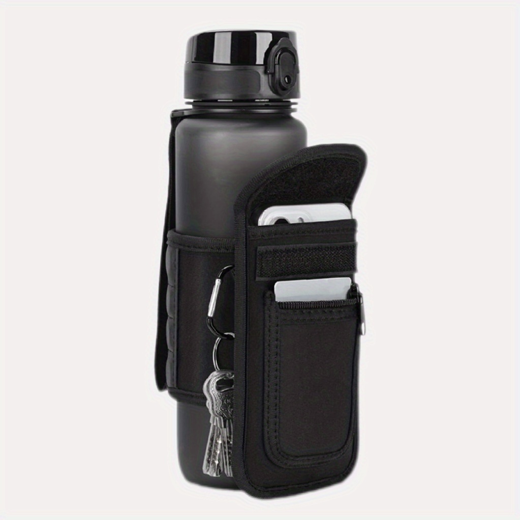 TEMU Magnetic Fitness Water Bottle Bag - Instantly Absorbs Metal Equipment, Equipment Racks And Fitness Equipment, Suitable For 18-40 Bottles, Unisex