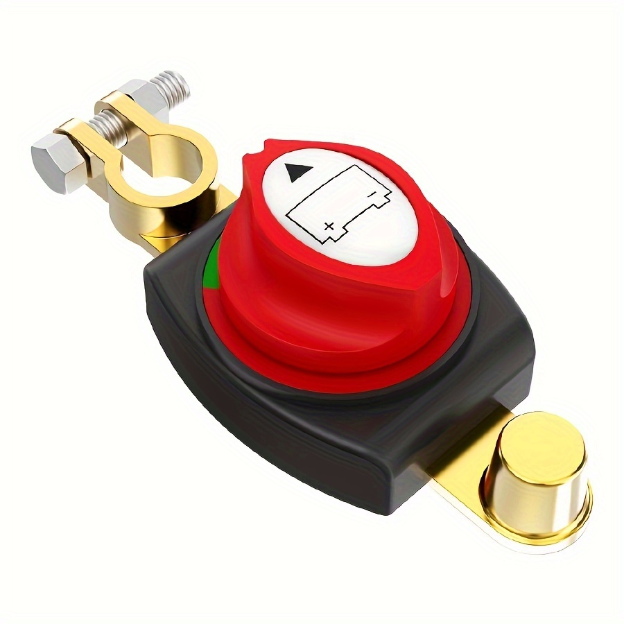 

Master Power Disconnect Switch For Cars, Rvs & Boats - 12-48v Battery Isolator, Copper Material