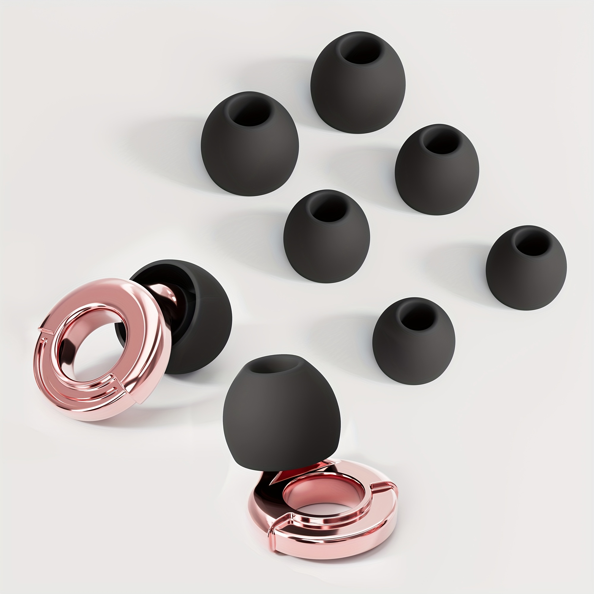 Premium Sound-Reducing Earplugs - Includes 8 Sizes of Ear Tips in XS/S/M/L - Perfect for Concerts, Festivals, Live Performances, Musicians, And Djs