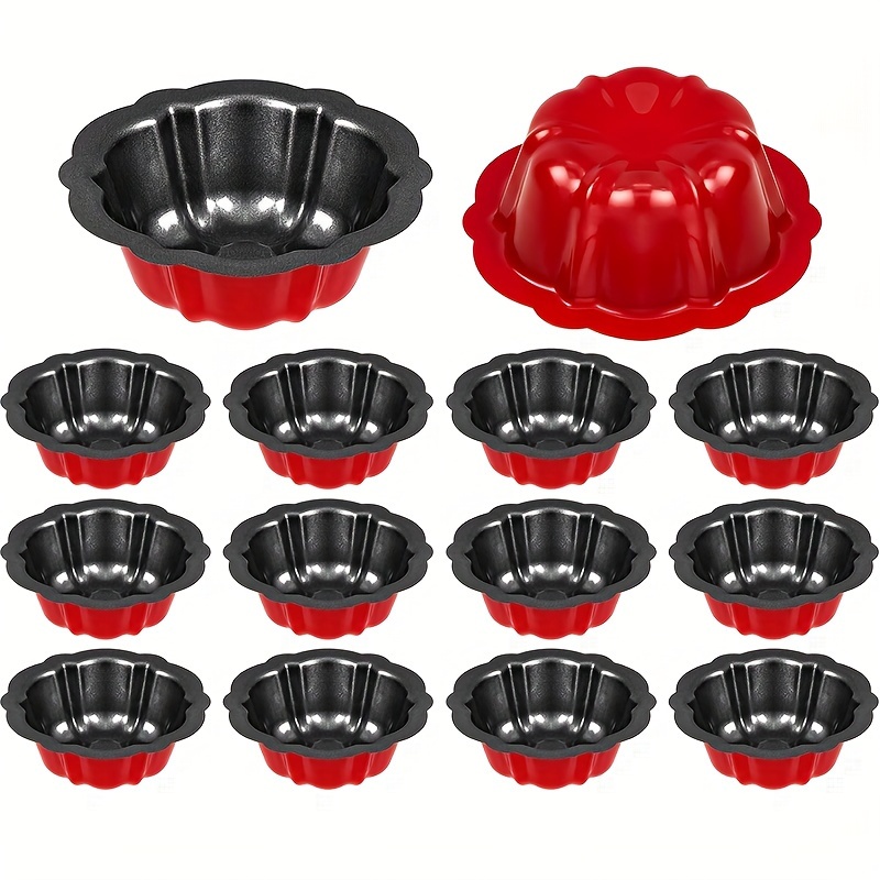 Shaped cake outlet pans