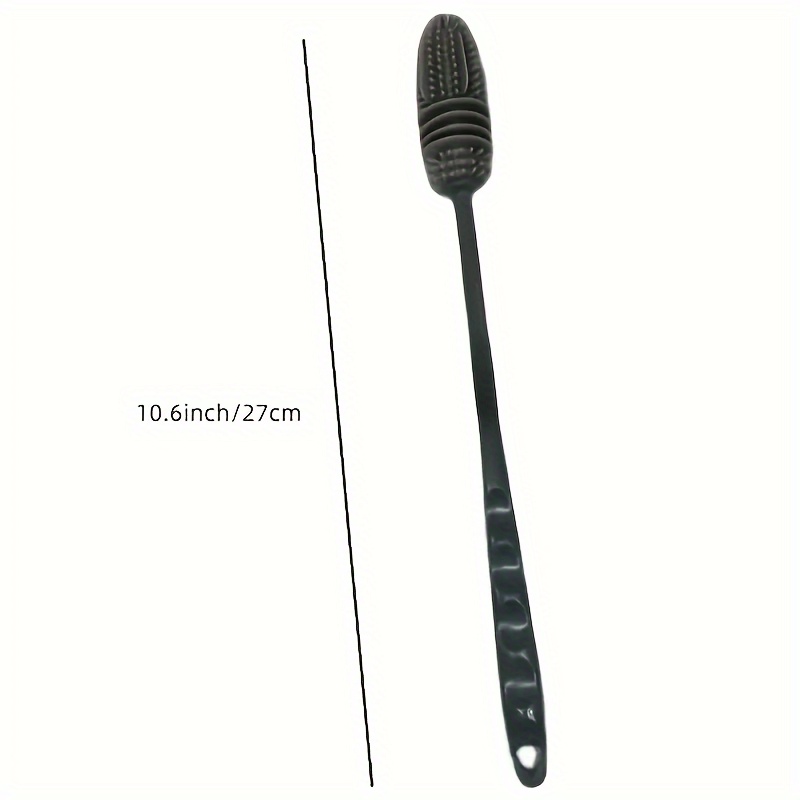 Versatile Long-Handled Silicone Brush for Cups & Bottles - Reusable, Ideal for Kitchen, Bathroom, Car Cleaning, Bathroom Cleaning Tools