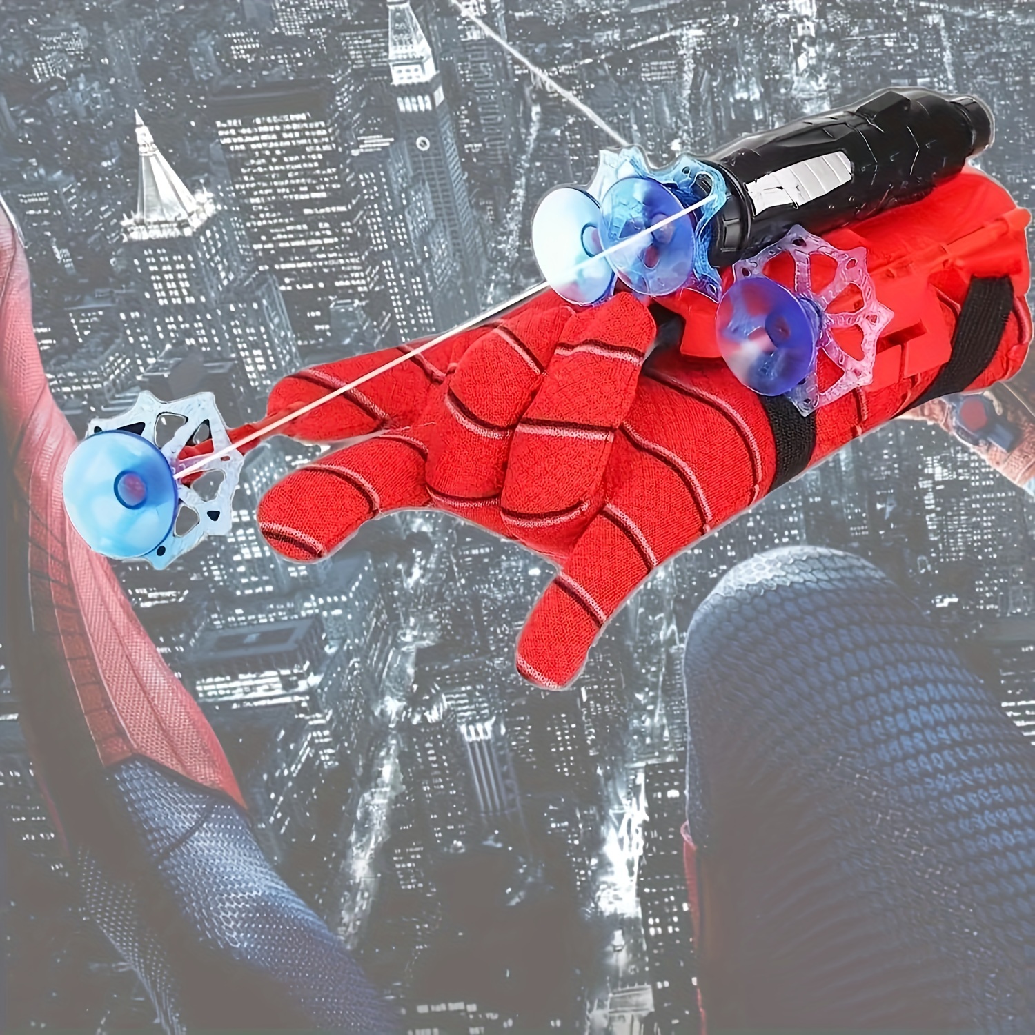 

2pcs Spider Gloves Network Shooting Children, Spider Children Plastic Role Playing Gloves Hero Movie Launcher Toy Set Fun Decoration Children's Fun Educational Toys, /christmas Gifts