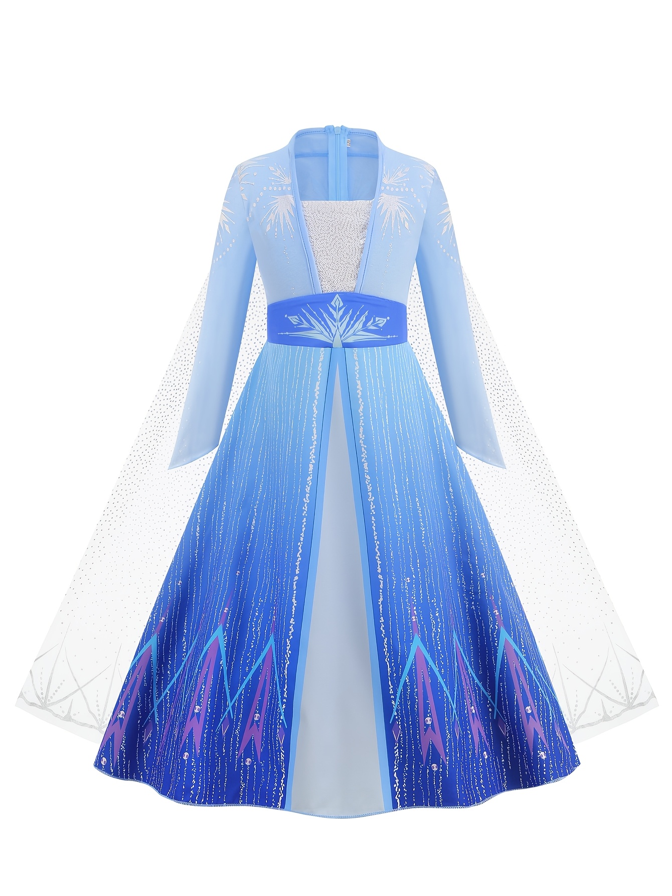 green emerald velvet dress Ice Elsa Frozen Princess Dress | Icy Blue Play Dress