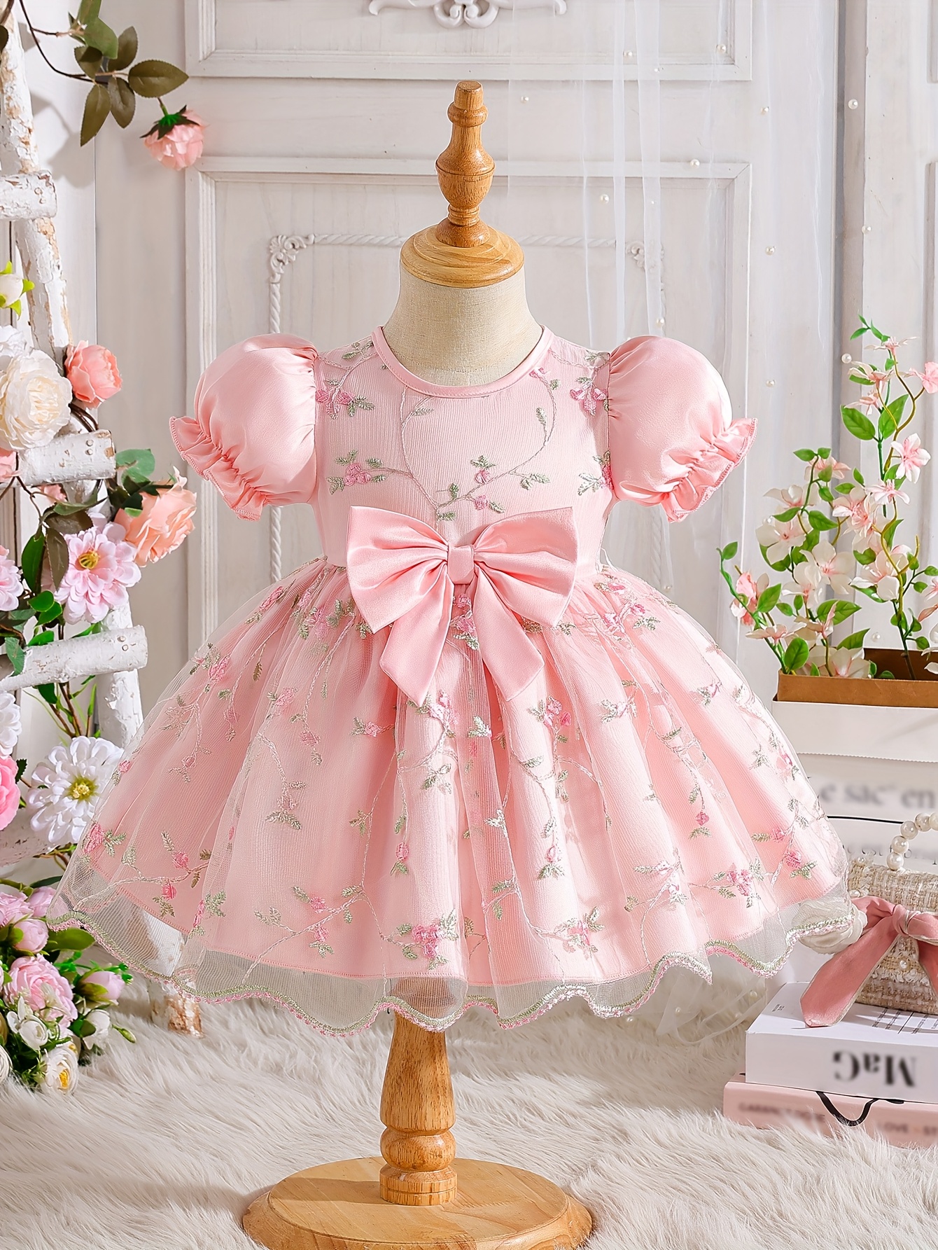 15 birthday dresses Sweetheart Pink Ball Gown Birthday Quinceanera Dresses, Pink / 6