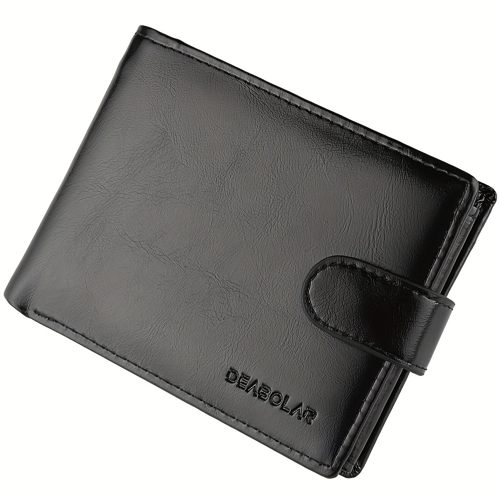 Image of Classic Wallet With Zipper Closure, Dual Layer Design, Card Slots, Hidden Compartment & Photo Pocket - Brown, Perfect Gift For Women, Secure Storage | Classic Wallet | Durable Wallet, Small Wallet
