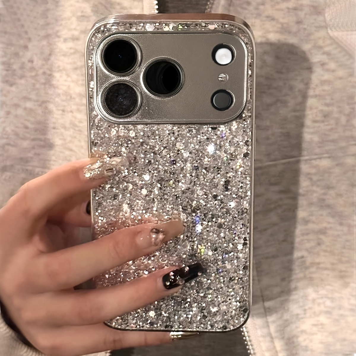 premium electroplated glitter phone case compatible with iphone 17 pro max 17 pro 17 air 17 16 pro   16   plus   pro max 15 pro 15 plus 11 12 13 14 pro max 11 pro 11 pro max 12 pro 12 pro max 13 pro 13 pro max 14 pro 14 pro max 14 plus