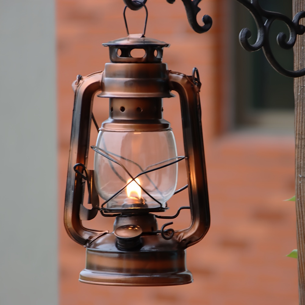 

Kerosene Lantern, Antique Camp Lantern, Uncharged Outdoor Tent Barrel Light For Home Decor, Camping, And Bar Use