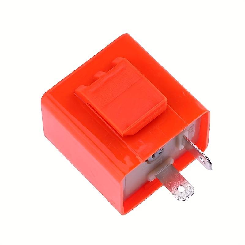 Geartronics 2-Pin Adjustable LED Flasher Relay For Motorcycle Turn Signals – 12V