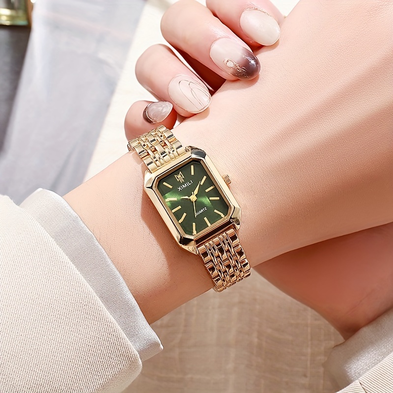 New Foreign Trade Women's Watch - Fashionable Simple Square Quartz Wristwatch for Female Students