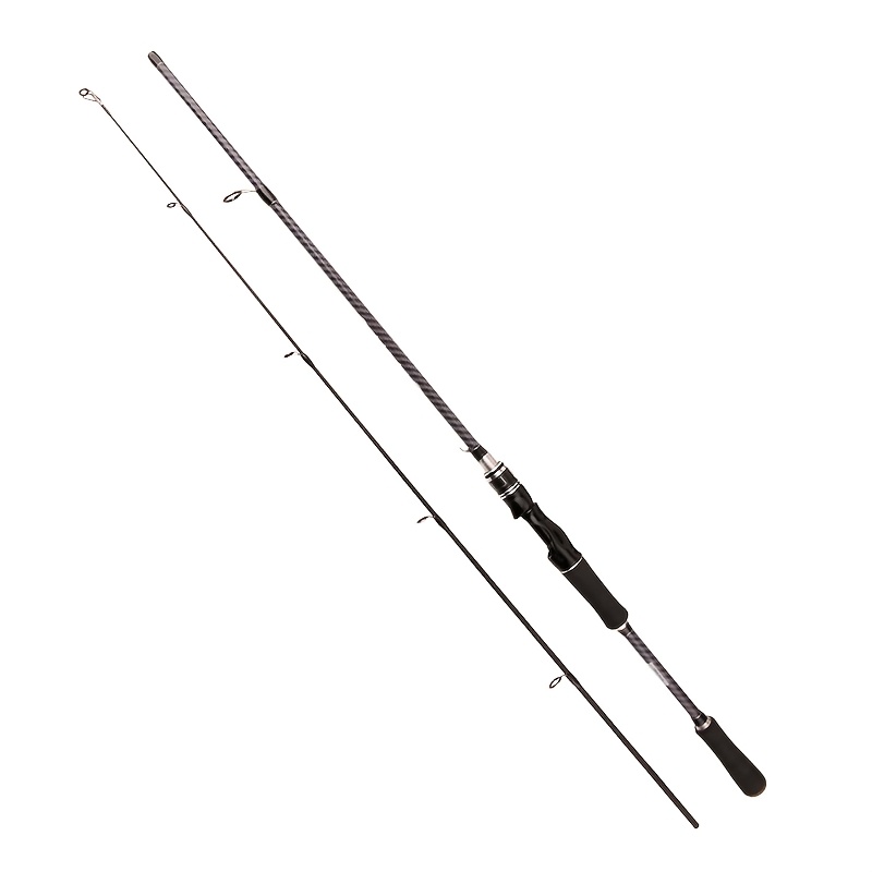 

Single Pack Universal Fishing Rod, Medium , Light Power, /5.91ft Length, Foldable -100cm, Fiberglass Construction, Black