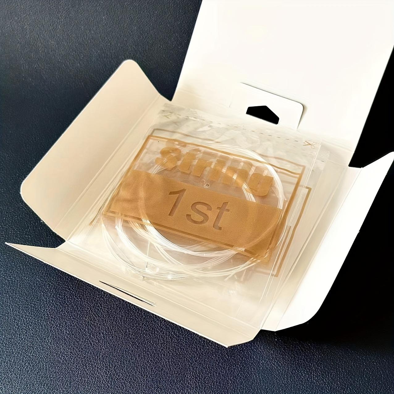 Guitar Strings For Classical Guitar - Brilliant Sound Quality Clear Nylon Strings Silvery-plated Copper Alloy Wound 6 String/ Set ( E-1st-0.07cm/ B-2nd-0.08cm/ G-3rd-0.1cm/ D-4th-0.08cm/ A-5th-0.09cm/ E-6th-0.11cm )