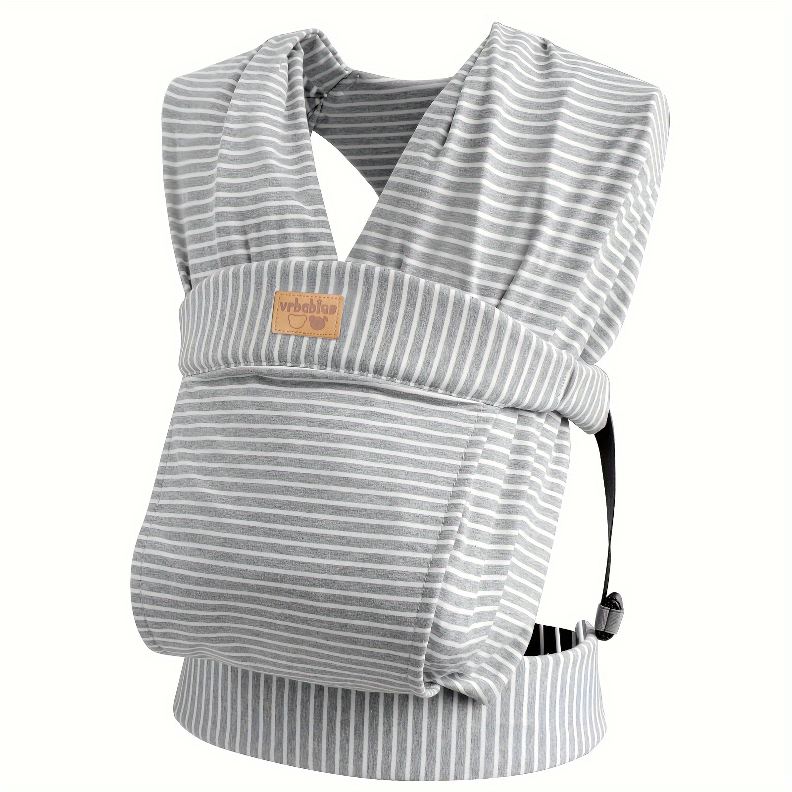 TEMU Vrbabies Baby Wraps Carrier Sling, Baby Carrier For Newborns And Toddlers, Light Beige-friendly And Soft Front Baby Carrier Wrap Gifts