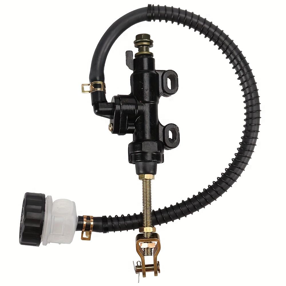 TEMU Motorcycle Rear Brake Cylinder Hydraulic Pump For Atv 50-250cc Pit Dirt Bike For For Atv