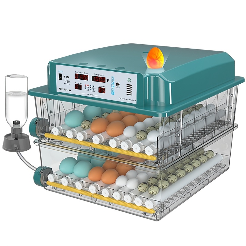 TEMU Incubator For 120 Eggs, Egg Incubator With Automatic Egg Turning And Humidity Monitoring, For Eggs Duck Eggs Quail Eggs Pigeon Eggs, Automatic