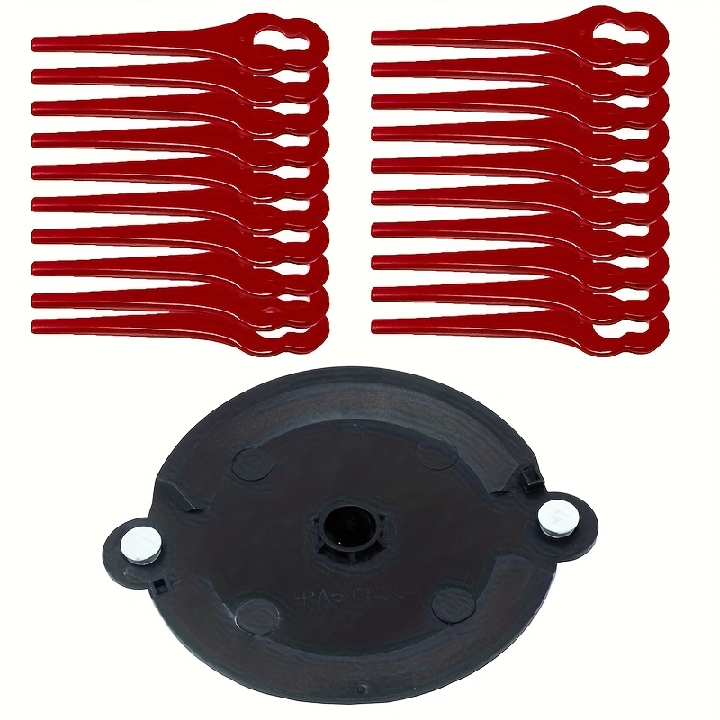 Grass Trimmer Cutter Head Replacement Blades For Parkside Prta 20-lia1 Ian 311046 91099406 Simple