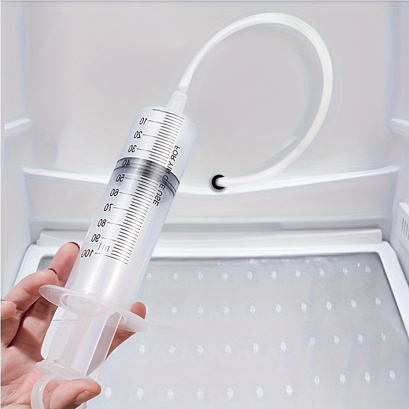 5pcs Refrigerator Drain Hole Cleaner Set ? Easy Unclogging Tools with Measurement Markings, Keeps Your Fridge Fresh and Clean