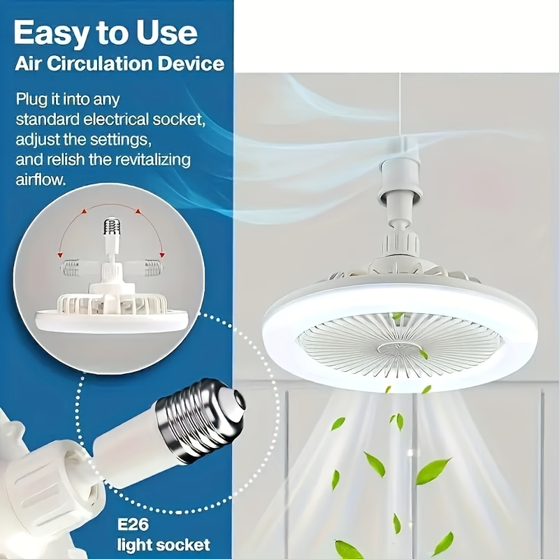modern white led ceiling fan light with remote control 50w adjustable fan 3 color temperatures 3000k 6500k dimmable timer function e26 base for bedroom kitchen closet and more kitchen minimalist light fixture integrated light fan details 4