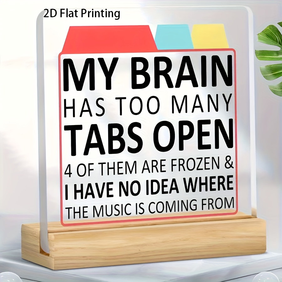 Image of 1pc, Humorous Funny Desk Decoration, Has Open, Desk Home Bedroom Office Decorative Ornament, Refreshing Gift For Colleagues