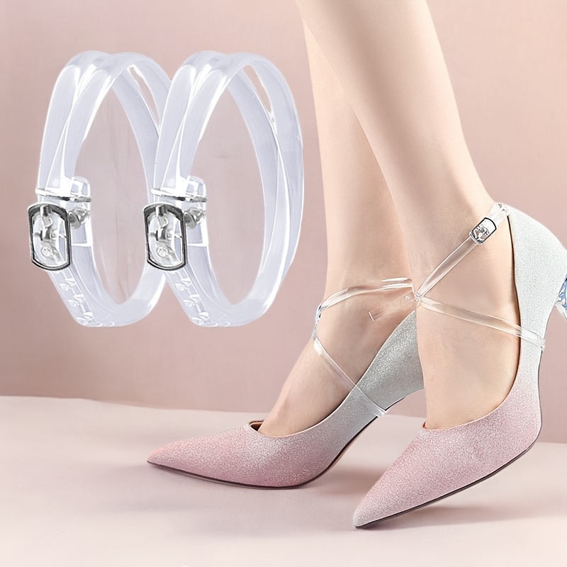 

Women's Transparent Elegant Fashionable Shoe Laces For High Heels, Transparent Invisible Adjustable High Heel Accessories