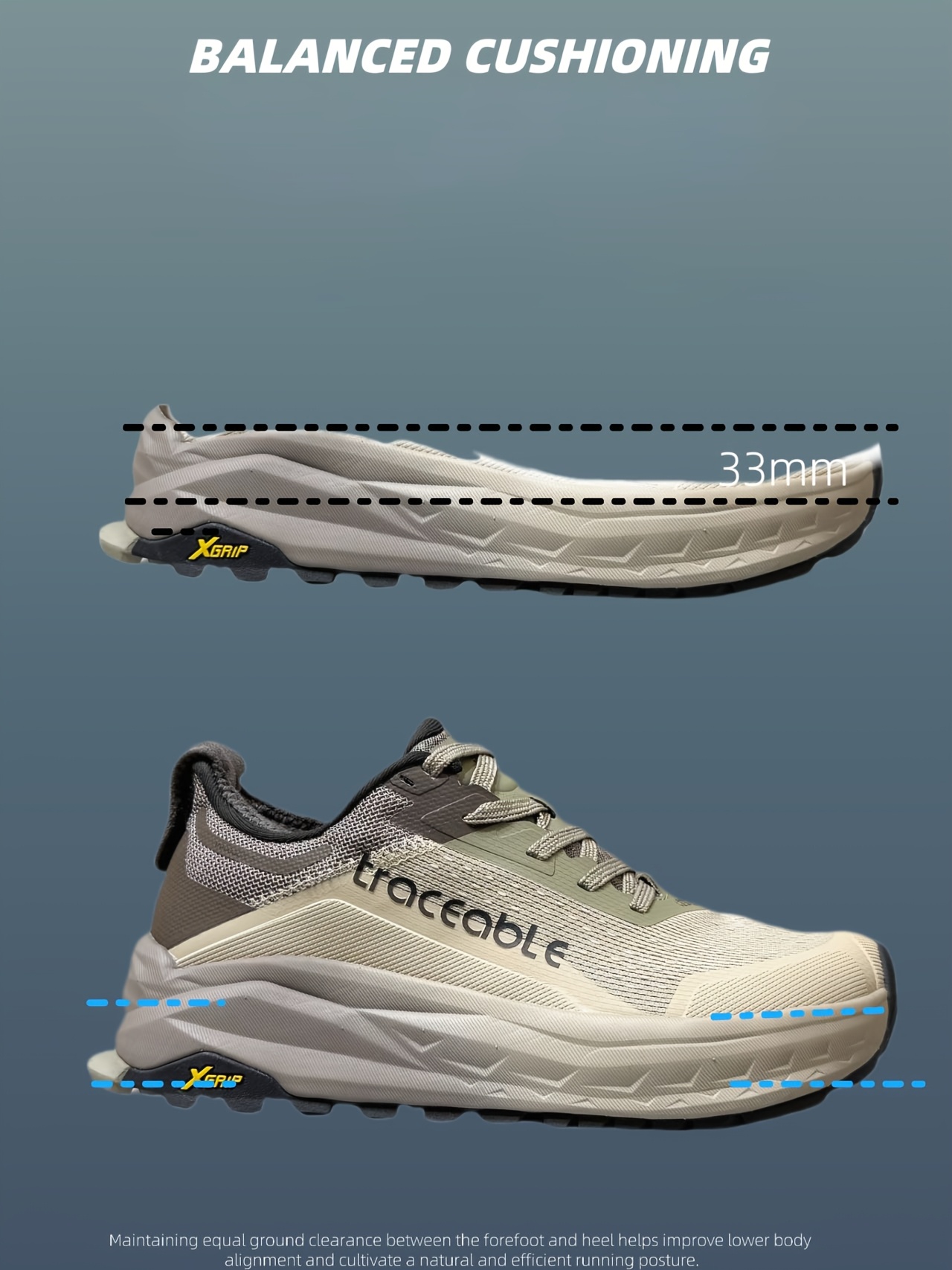 Sneakers, Men's Outdoor Shoes, Anti-Slip Comfortable Casual Shoes, Men's Outdoor Camping Sports Trail Running Shoes, Fashionable and Versatile Trendy Shoes