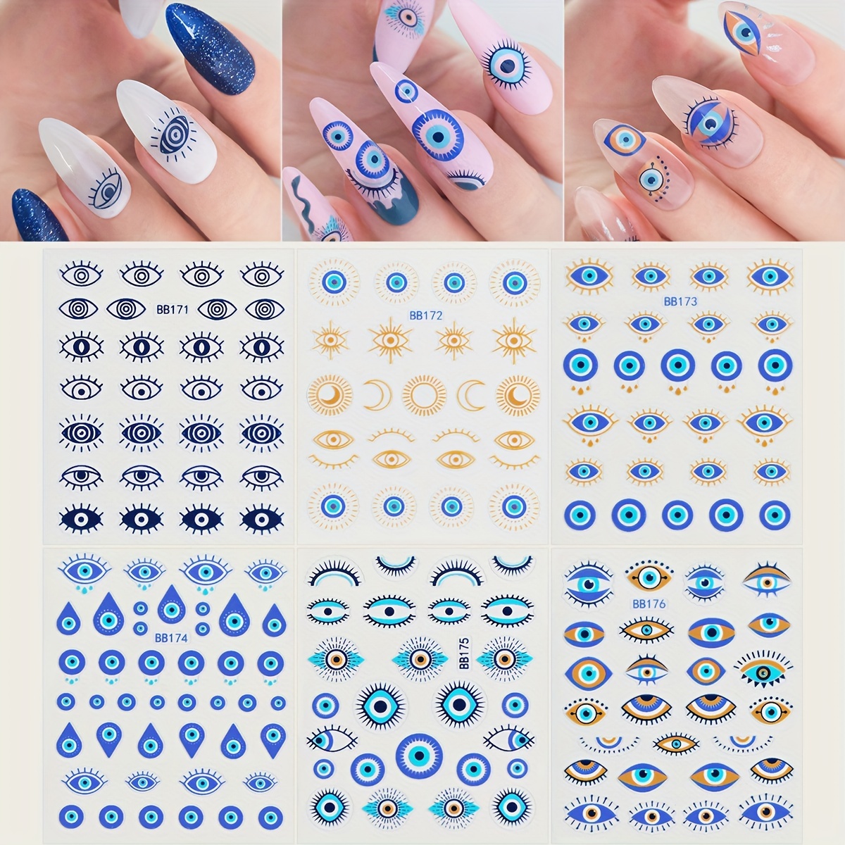 

6pcs Art , -adhesive Irregular , For , Diy Art Decals