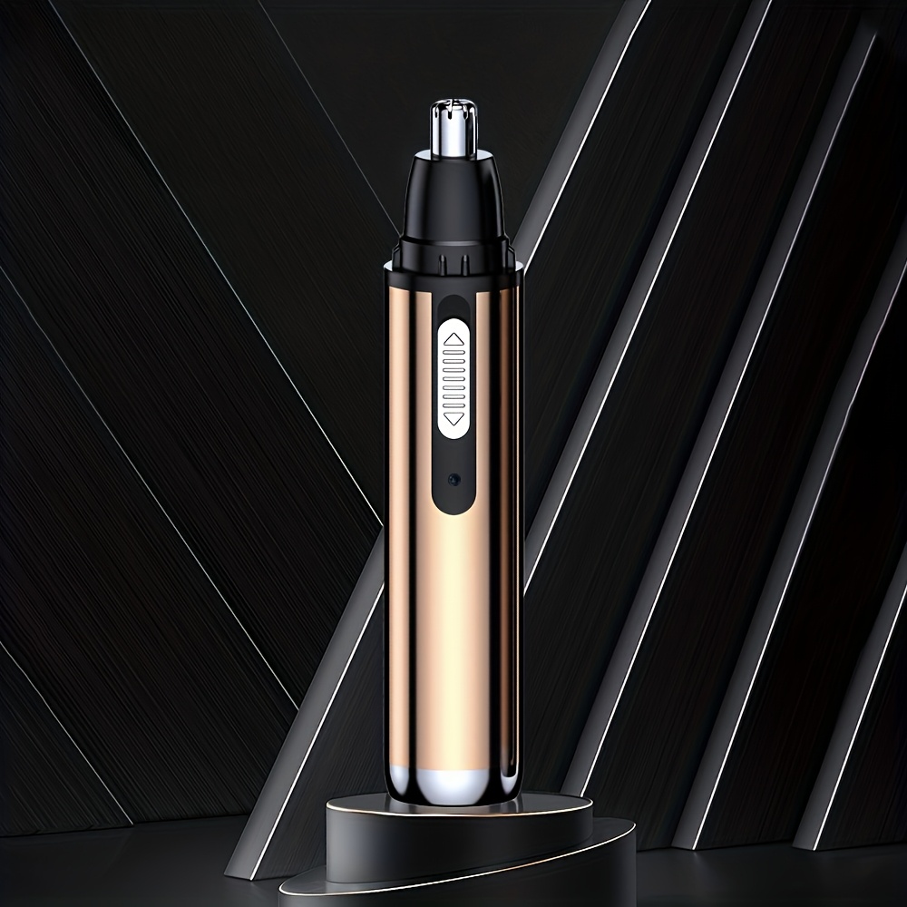   sleek usb rechargeable ear nose hair trimmer   facial hair removal for men women 400mah lithium battery design with   eyebrow clipper Product details 3