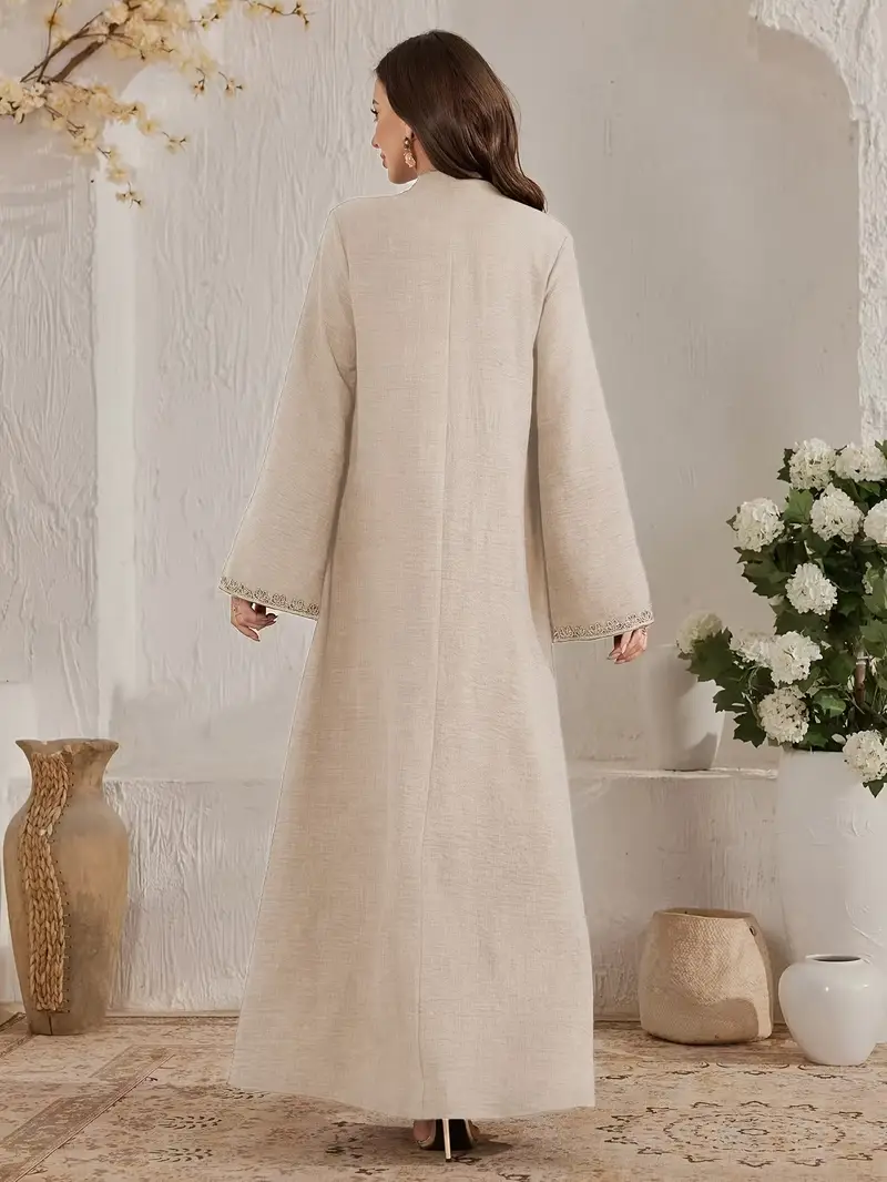 maxi dress tummy control Jtjvou Women's Linen Maxi Dresses Tummy Control Short Sleeve Boho Gauze Dress Casual Beach Vacation Sundress with Pockets Gray L, Size: Large
