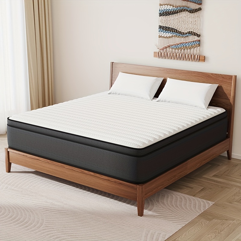 

12-inch Hybrid Mattress - Twin, Full, Queen, King Sizes - Medium Firm Comfort In A Convenient Box For Sleep