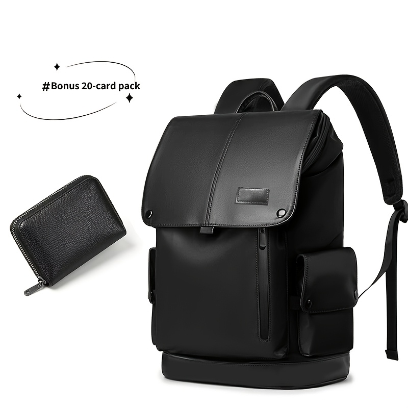 Stylish Casual Backpack for High School Students, Flip-Top Design