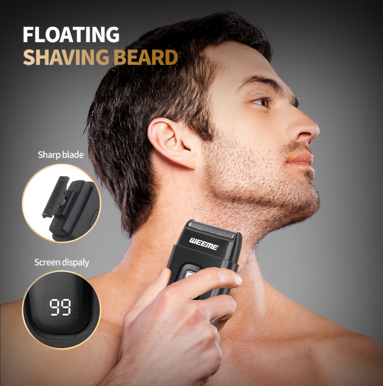     para homens  , conjunto de   peças de ferramentas de higiene masculina, kit elétrico de corte em casa, kit de  , um cortador elétrico + cortador t +   alternativa, carregamento usb, visor lcd de energia da bateria. um presente para pai, irmão,  ,   detalhes 3