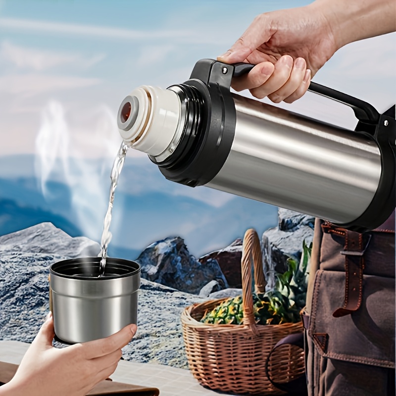 304 stainless steel thermal   travel   household   large capacity thermal   outdoor sports   car   hiking  