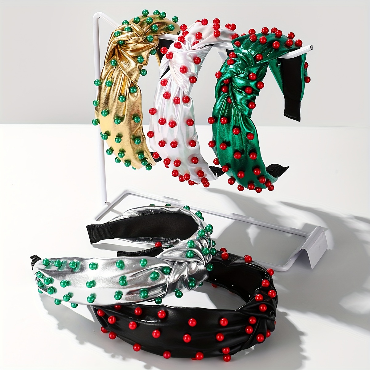 XIELIME Weihnachts-Stirnbänder Mit Glöckchen - Einstellbare Größe Für Erwachsene & Kinder, Festliche Haaraccessoires