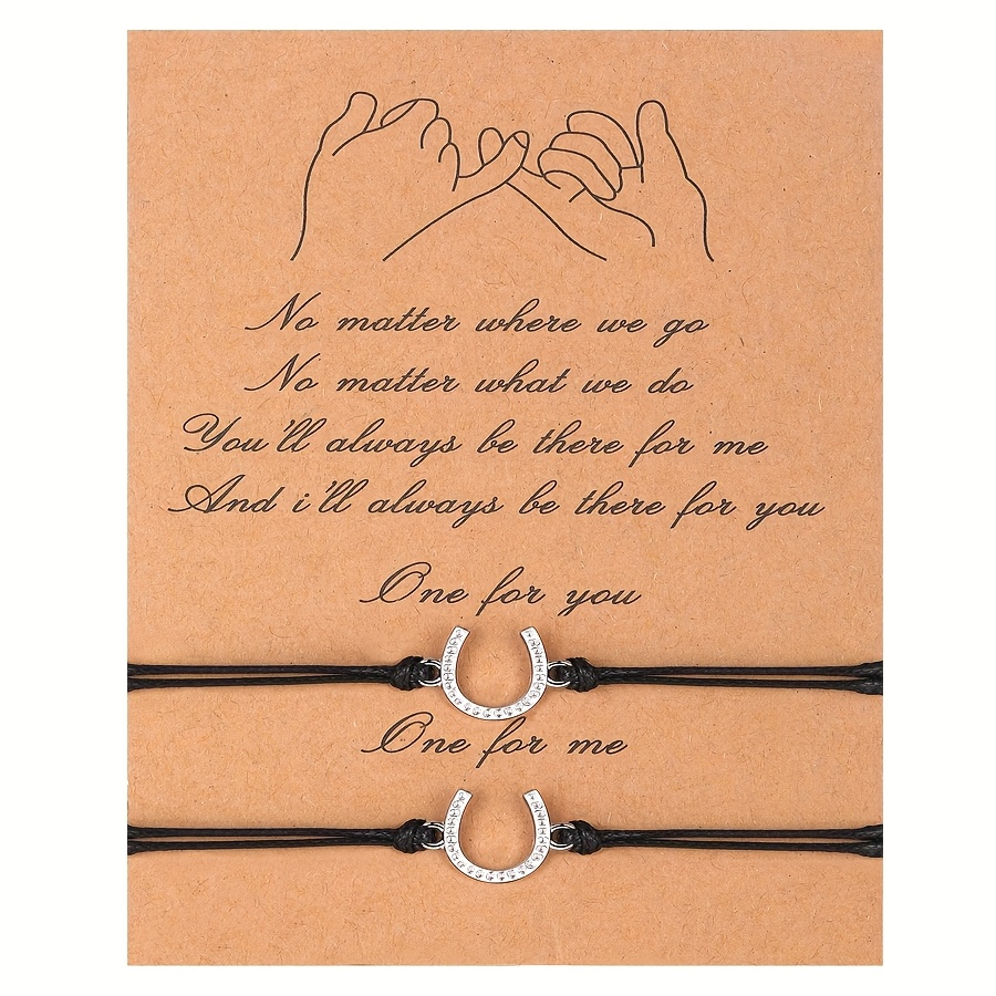This Elegant Bracelet Features A Black Minimalist Heart-shaped Design Horse , And With Premium Ropes. It Makes For An Ideal Gift For Men And Women During Horse Racing Trips, Romantic