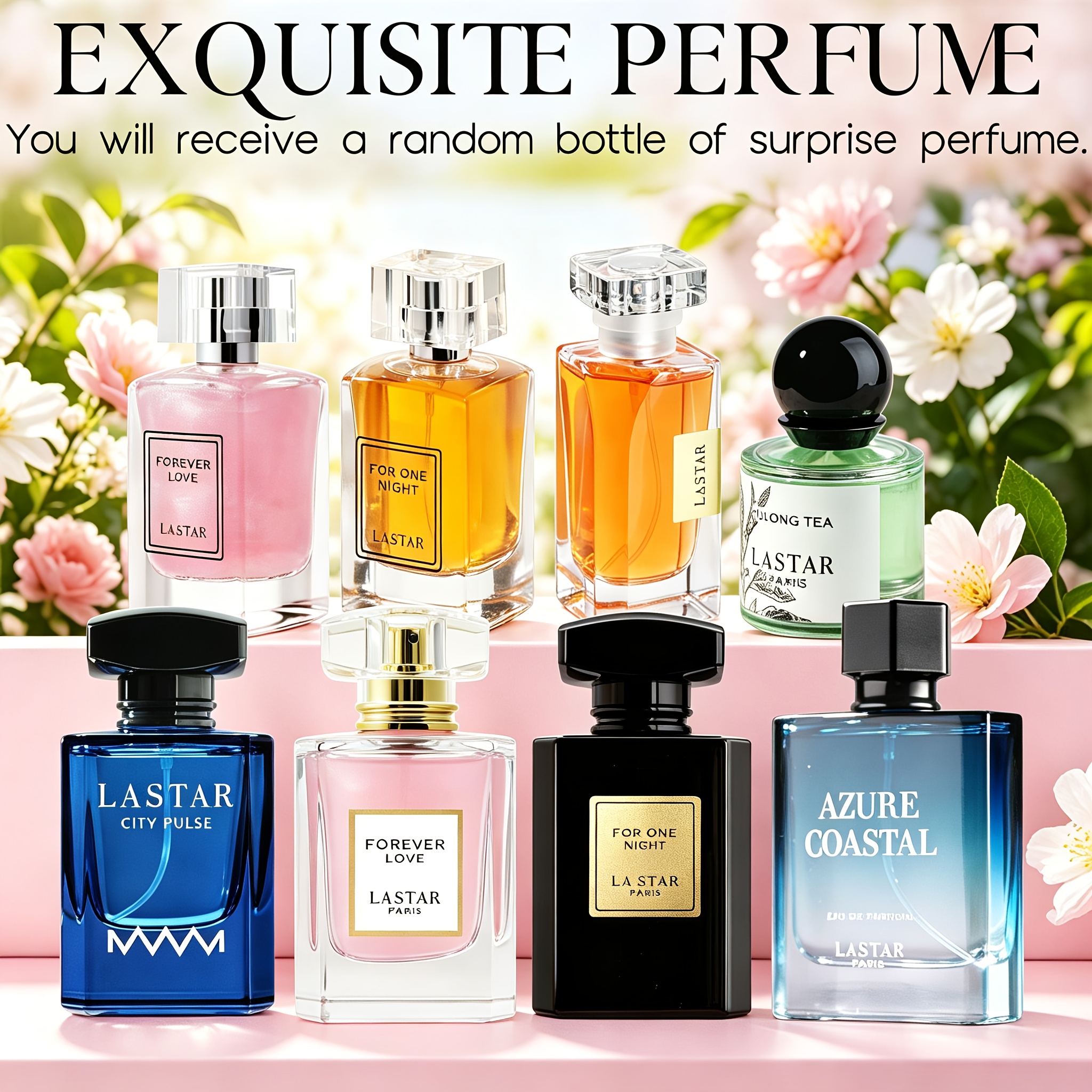 TEMU [random New Arrival: Perfume Cologne(random Scents)] Random Of The Various Unique Scents, With A Of Lasting Floral, Fruity Scent, Using Non