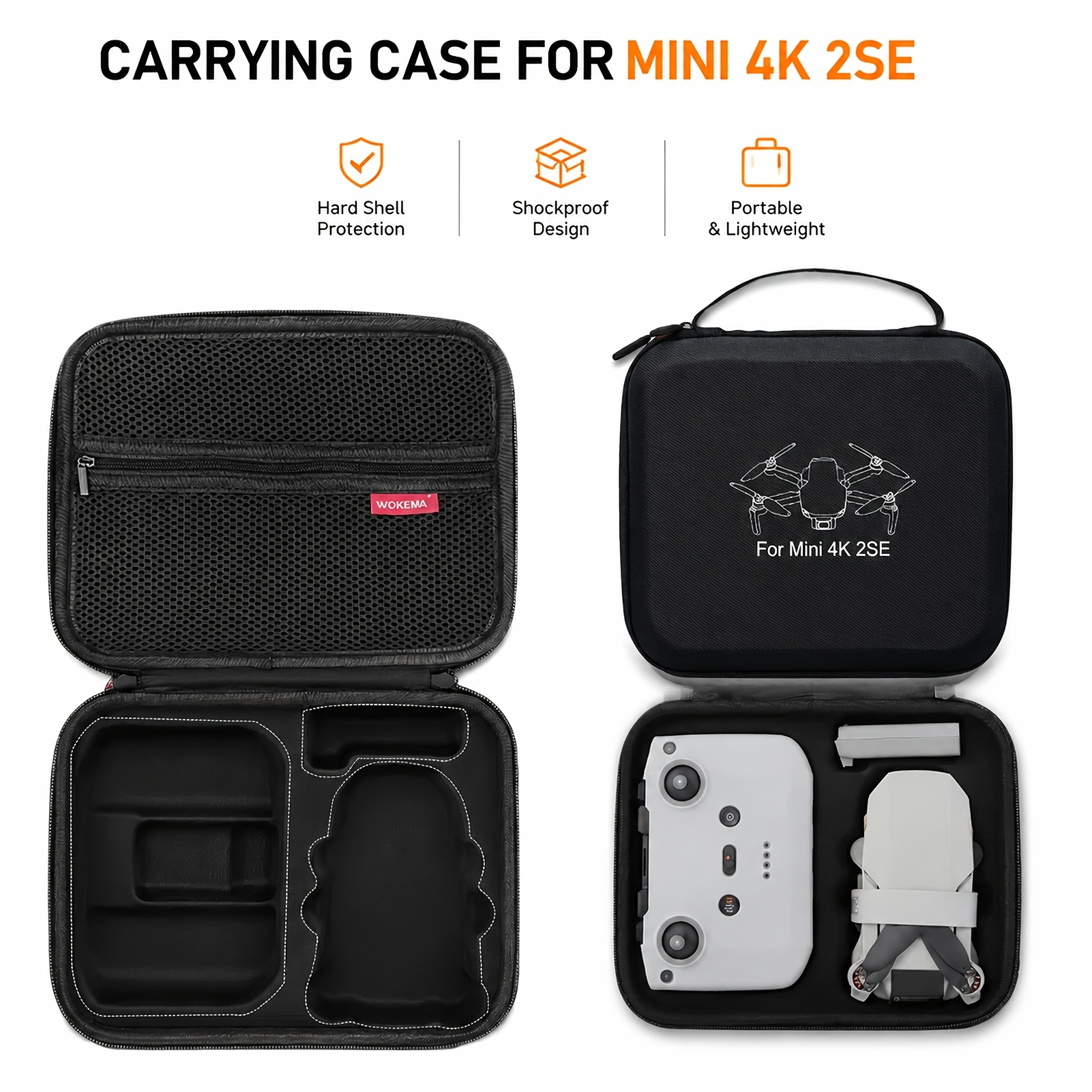 Image of /2&4k Drone Combo Accessories Carrying Case Hard Bags Travel For 2 Se/2 And 4k Storage Protective Bags